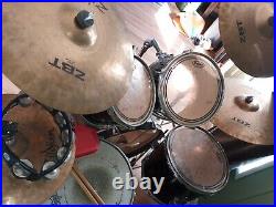Pdp 5 series drum Set with Zildjian Cymbals with stool