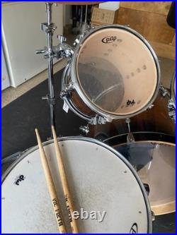 Pdp Drum Set, snare, kick, hi-hat, ride, crash, tom 1, tom 2, tom 3, EFX