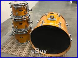 Pdp LX Maple 4 Pc Drum Set Kit Excellent