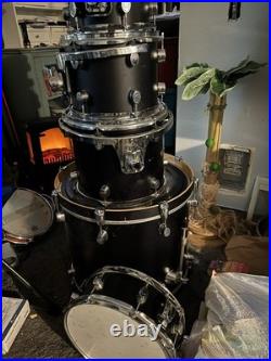 Pdp fs series drum set Black 5 Piece