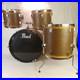 Pearl-14x22-10x12-11x13-16x16-Mahogany-Drum-Set-Chrome-Complete-Double-Tom-Mount-01-ieab