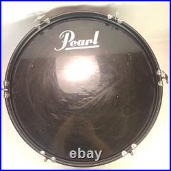 Pearl 14x22,10x12,11x13,16x16 Mahogany Drum Set Chrome Complete Double-Tom Mount