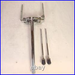 Pearl 14x22,10x12,11x13,16x16 Mahogany Drum Set Chrome Complete Double-Tom Mount