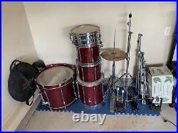 Pearl 5-Piece Export Drum Set w Extra Cymbals