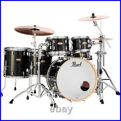 Pearl 5 pc 10/12/14/16/22 Session Studio Select Black Halo Glitter Drum Set