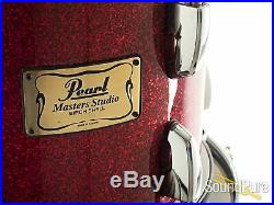Pearl 5pc Masters Studio BCX Birch Drum Set-Red Glass Used