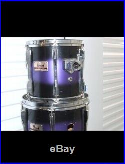 Pearl 6 piece drum set 1985 Chevy purple paint PRO Mike Hansen kit drums 1992