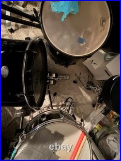 Pearl Acoustic Drum Kit 8-Piece Set with Snare, Toms, Kick Drum, Cymbals