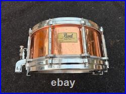 Pearl C-914D Free-Floating Copper 14x6.5 Snare Drum (1st Gen) READ