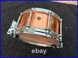 Pearl C-914D Free-Floating Copper 14x6.5 Snare Drum (1st Gen) READ