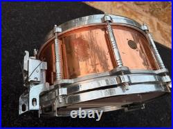 Pearl C-914D Free-Floating Copper 14x6.5 Snare Drum (1st Gen) READ