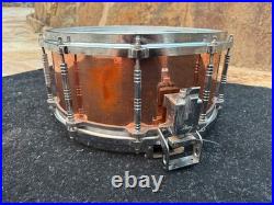 Pearl C-914D Free-Floating Copper 14x6.5 Snare Drum (1st Gen) READ