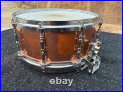Pearl C-914D Free-Floating Copper 14x6.5 Snare Drum (1st Gen) READ