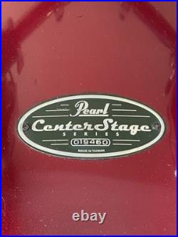 Pearl Center Stage 019460 Drum Kit And Zildjian Cymbals Wine Red