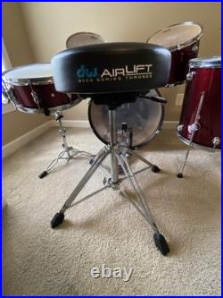 Pearl Center Stage 019460 Drum Kit And Zildjian Cymbals Wine Red