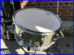 Pearl Checker Series 5-Piece Drum Set Black 5pc 1990s