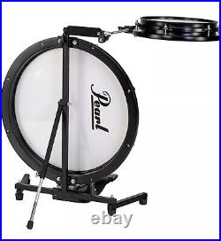 Pearl Compact Traveler 2-Piece Drum Kit with Bag Black