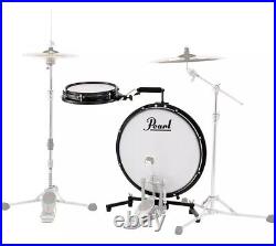 Pearl Compact Traveler 2-Piece Drum Kit with Bag Black