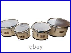 Pearl Competitor Marching Tom Set White 8,10,12, 13 Pearl Competitor Marching Tom Set White 8,10,12, 13