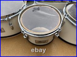 Pearl Competitor Marching Tom Set White 8,10,12, 13 Pearl Competitor Marching Tom Set White 8,10,12, 13