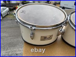 Pearl Competitor Marching Tom Set White 8,10,12, 13 Pearl Competitor Marching Tom Set White 8,10,12, 13
