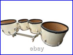 Pearl Competitor Marching Tom Set White 8,10,12, 13 Pearl Competitor Marching Tom Set White 8,10,12, 13