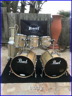 Pearl Custom Z / CZX Birds Eye Maple Double bass drum set kit
