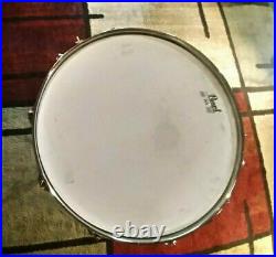 Pearl Decade Drum Set with Steel Snare Drum And All Hardware Excellent Condition