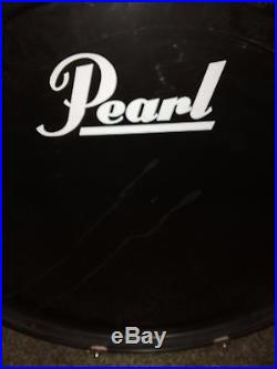 Pearl Drum Set (Blue) 8 pieces plus stool