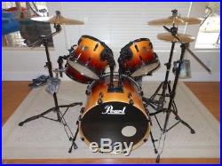 Pearl Drum Set ELX Drum Set Kit 5 Piece Nice