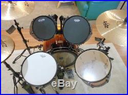 Pearl Drum Set ELX Drum Set Kit 5 Piece Nice