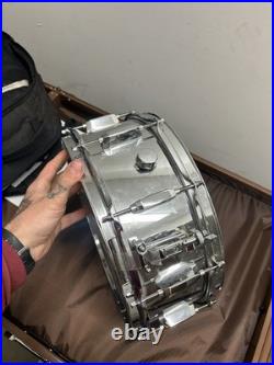 Pearl Drum Set Snare Metal Drum with Drum Bag and Practice Pad Included