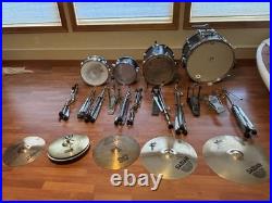 Pearl Drum Set with Cymbals And Hardware