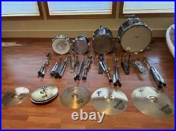 Pearl Drum Set with Cymbals And Hardware