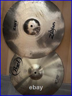 Pearl Drums with Zildjian Cymbals and bag