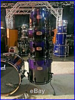 Pearl ELX 4 Piece Drum Set Purple Fade (Used) IG217