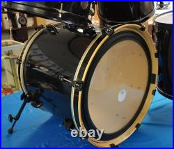 Pearl EX Export Series Drums/Drum Set Shell Pack 4-Piece Black No Hardware