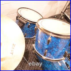 Pearl EXR Export Drum Set 6 pc. W Cymbals Zildjian Sabian LOCAL PICKUP NY