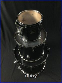Pearl Export 3-Piece Drum Set Matte Black with hardware