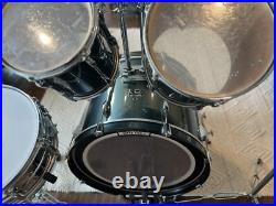 Pearl Export Drums 5 Piece Kit Used Grey Shells Beginner Pearl Export Drums 5 Piece Kit Used Grey Shells Beginner