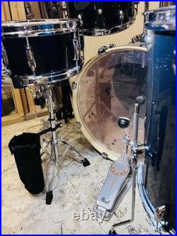Pearl Export EXX 5-piece Jet Black Drum Set with Hardware Pearl Export EXX 5-piece Jet Black Drum Set with Hardware