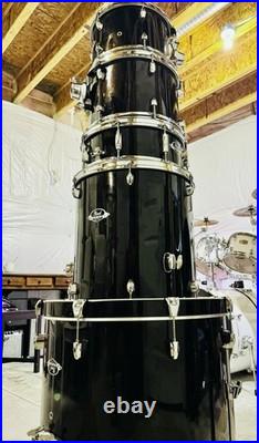 Pearl Export EXX 5-piece Jet Black Drum Set with Hardware Pearl Export EXX 5-piece Jet Black Drum Set with Hardware