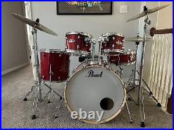 Pearl Export EXX725BR/C 5-Piece Drum Set Red Cherry