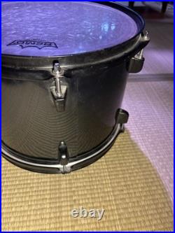 Pearl Export Rack Tom Drum 12 x 9 Black Evans Head Good Condition