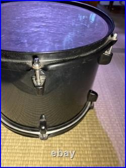 Pearl Export Rack Tom Drum 12 x 9 Black Evans Head Good Condition