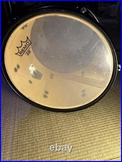 Pearl Export Rack Tom Drum 12 x 9 Black Evans Head Good Condition