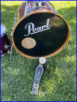 Pearl Export Series Drum Shell Pack + Hardware (Wine Red)