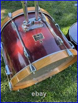 Pearl Export Series Drum Shell Pack + Hardware (Wine Red)