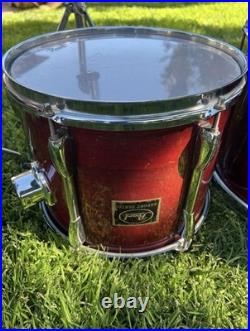 Pearl Export Series Drum Shell Pack + Hardware (Wine Red)