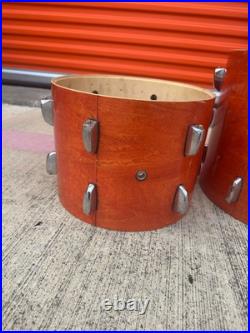 Pearl Export Series Drums Orange Gloss Finish Set of 4